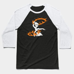 Fire-Hoop Dance Baseball T-Shirt